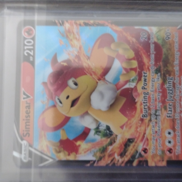 POKEMON 2023 Simisear V#022/159 crown zenith HOLOGRAPHIC rare card,just released - Picture 2 of 4